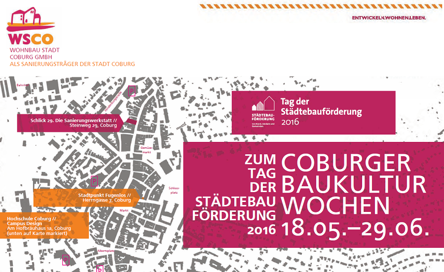 Tag der Städtebauförderung & Coburger Baukulturwochen