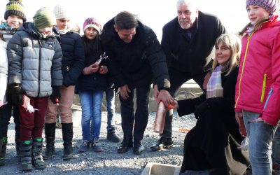 01.03.2018 → Grundsteinlegung für das neue Bürgerhaus in Wüstenahorn