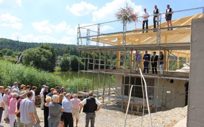 27.07.2018 → Richtfest für das Bürgerhaus Wüstenahorn