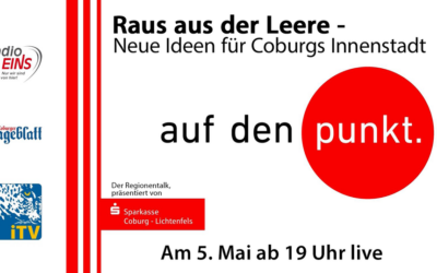 05.05.2021 → Podiumsdiskussion zu Coburgs Innenstadtentwicklung