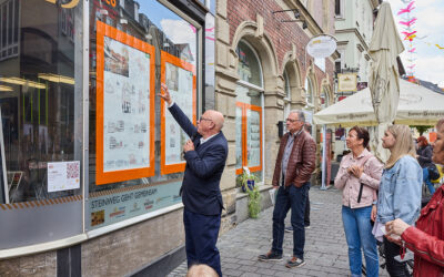 Open Air-Ausstellung und Walk’n Talk zum Mehrgenerationenwohnen im Steinweg