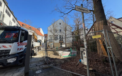 Lohgraben: Baumaßnahme läuft weiter